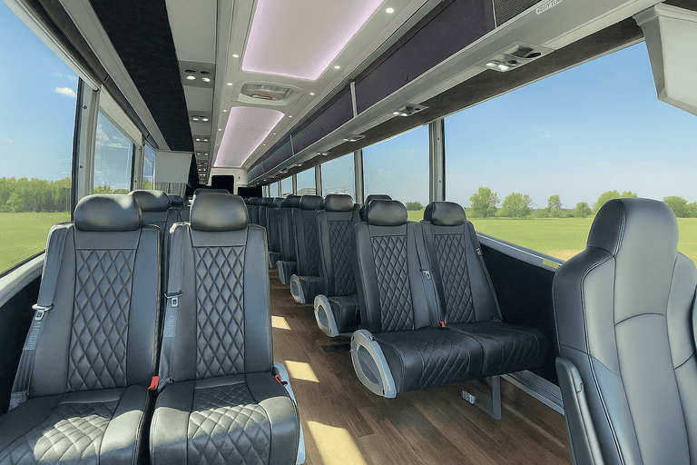 coach bus in Austin