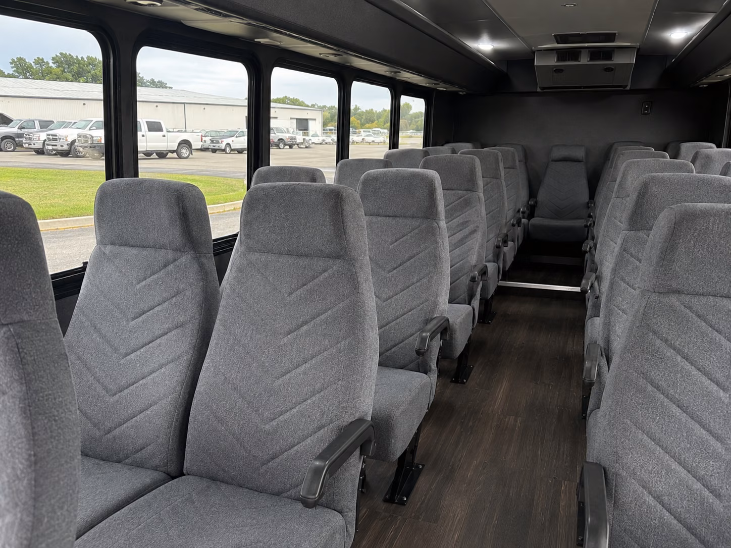 austin 15 passenger minibus interior