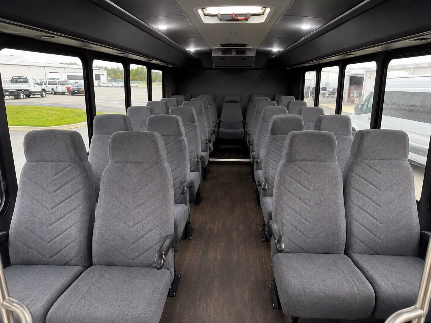 austin 18 passenger minibus interior