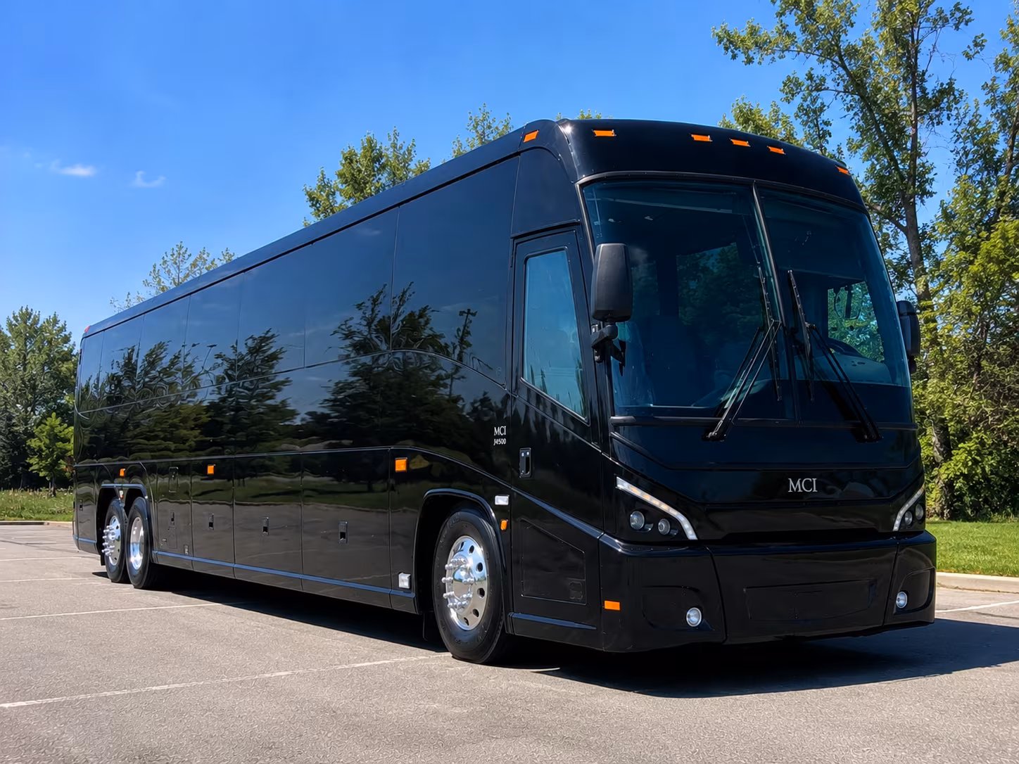 austin 56 passenger charter bus