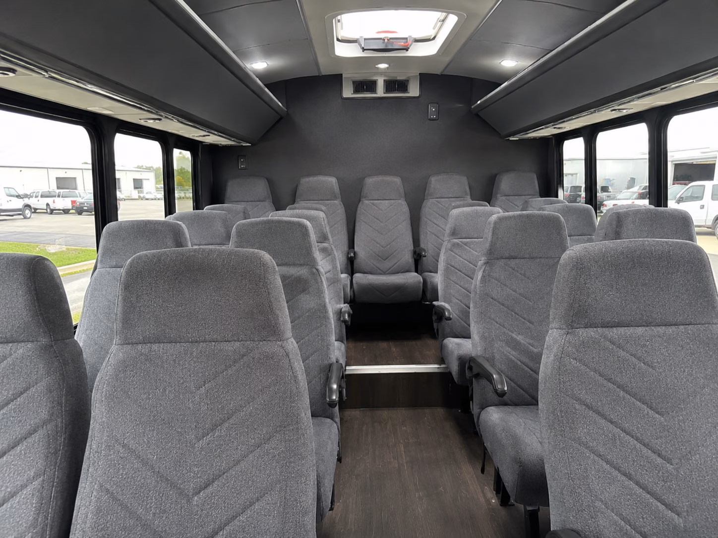 austin corporate event transportation onboard seating