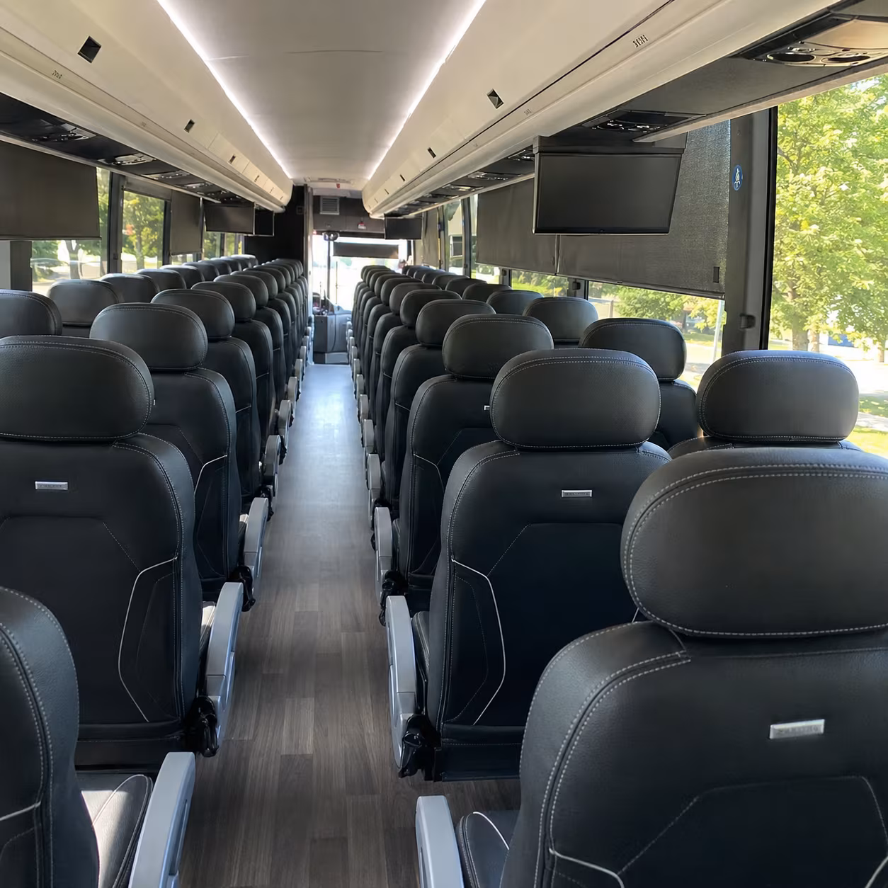austin long distance transportation onboard seating