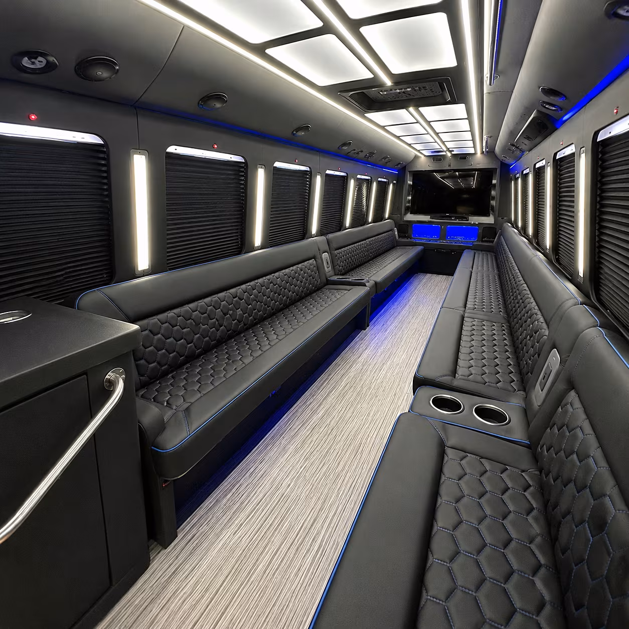 austin party bus interior
