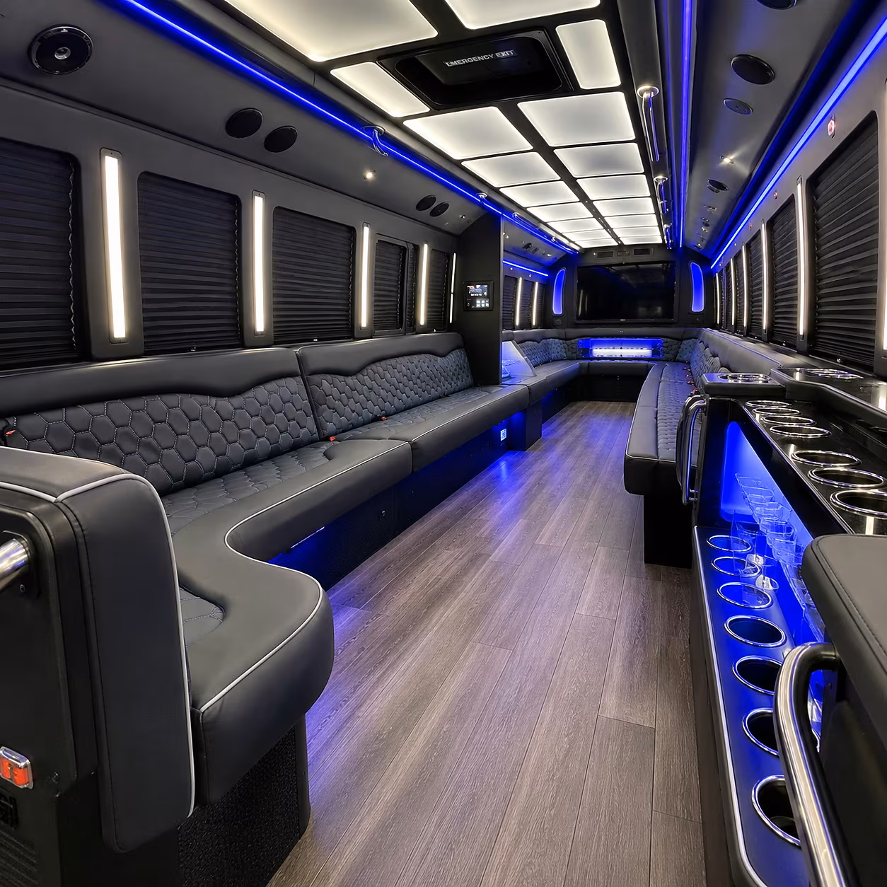 austin party bus rentals inside