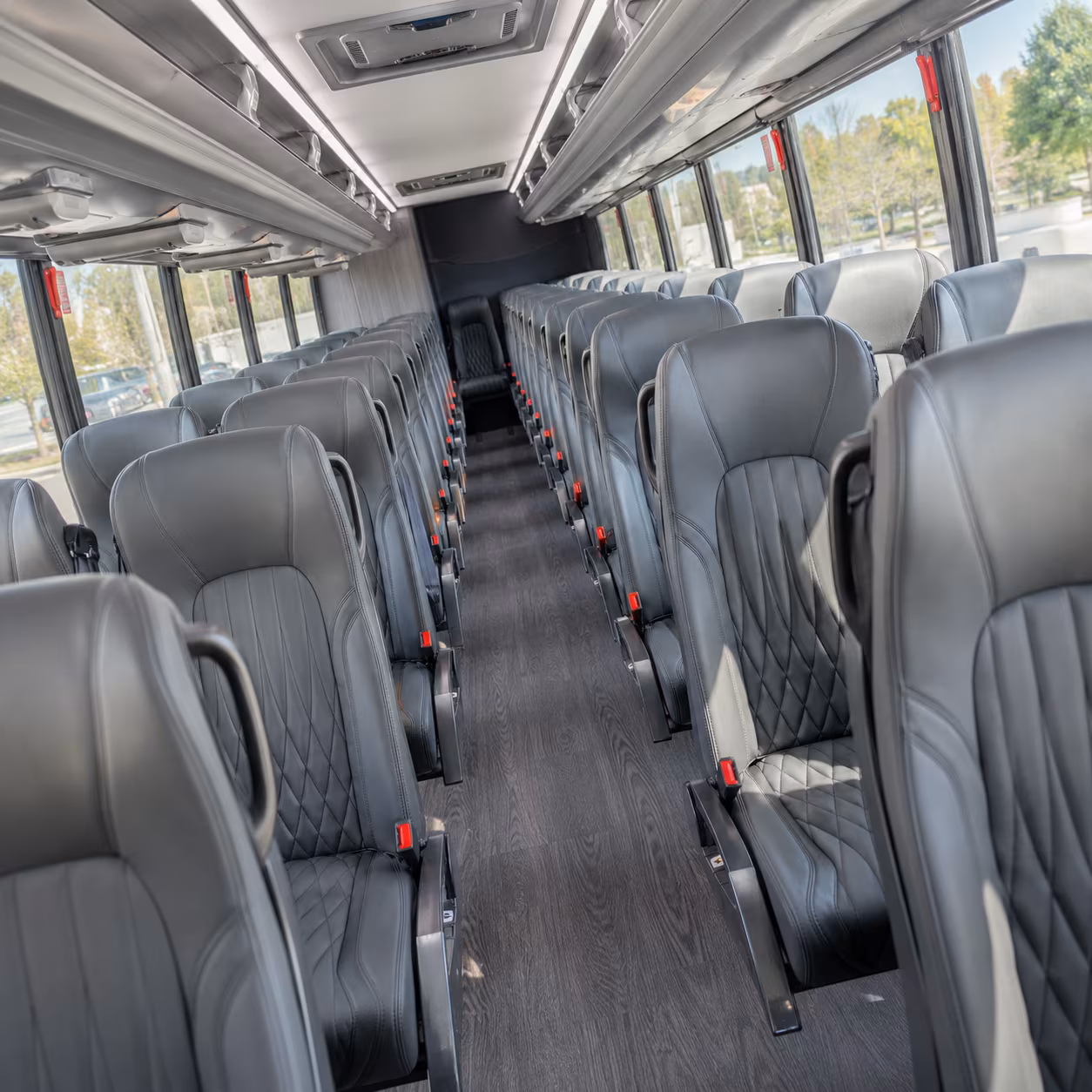 austin prom transportation onboard seating