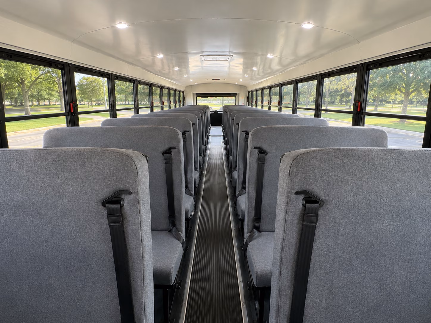 austin school bus interior