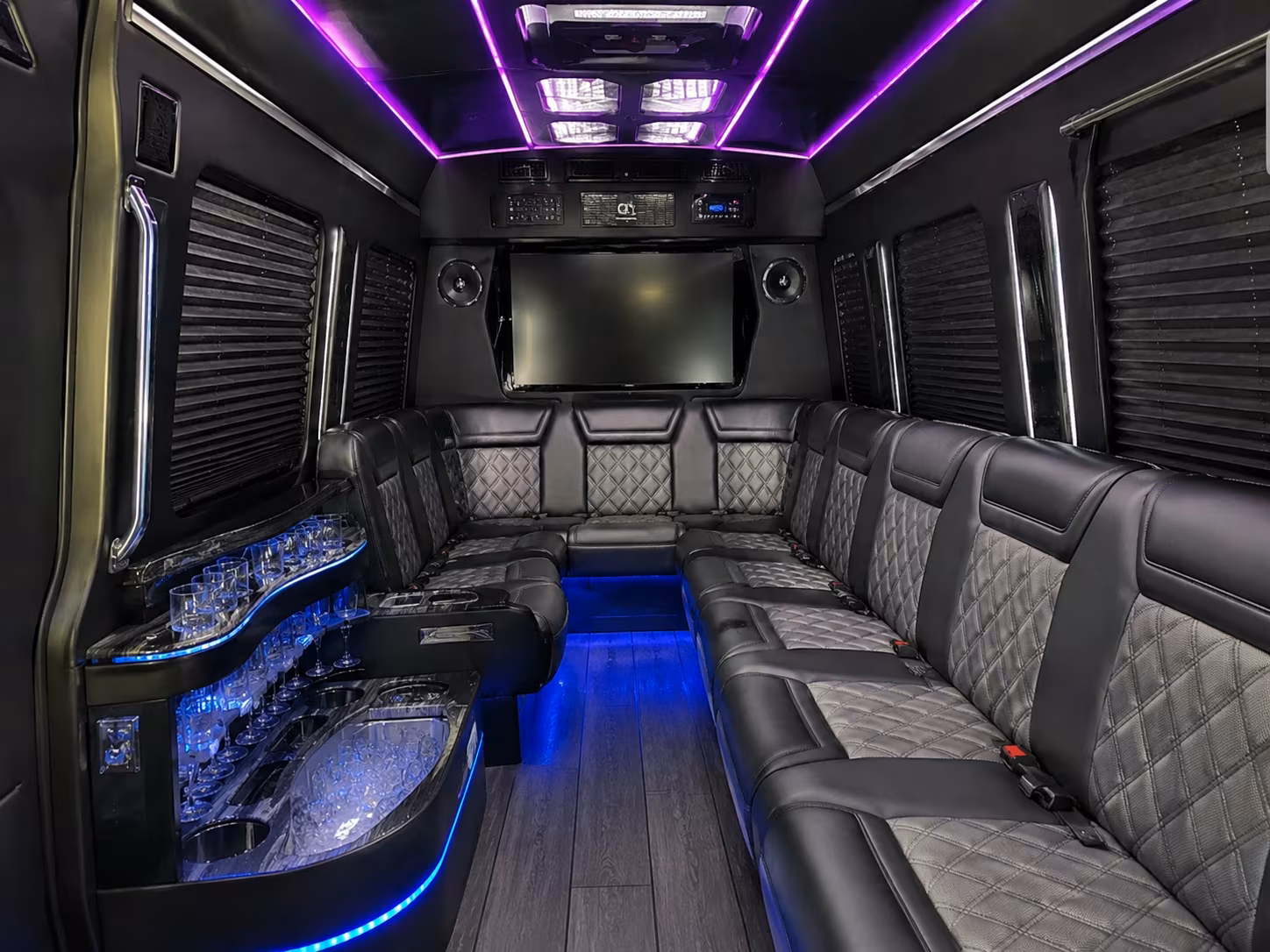 austin sprinter limousine inside
