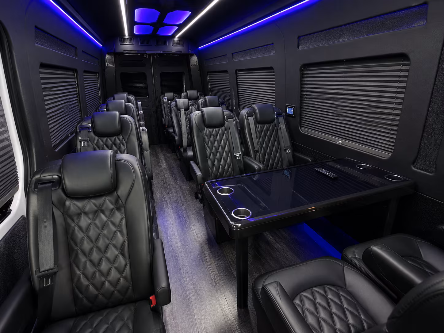 austin sprinter van with driver inside