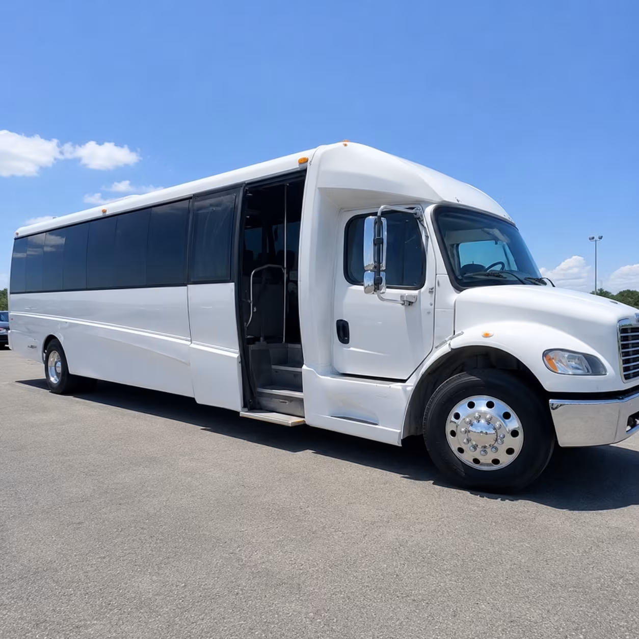 rent a bus in austin for prom night dinners before the dance